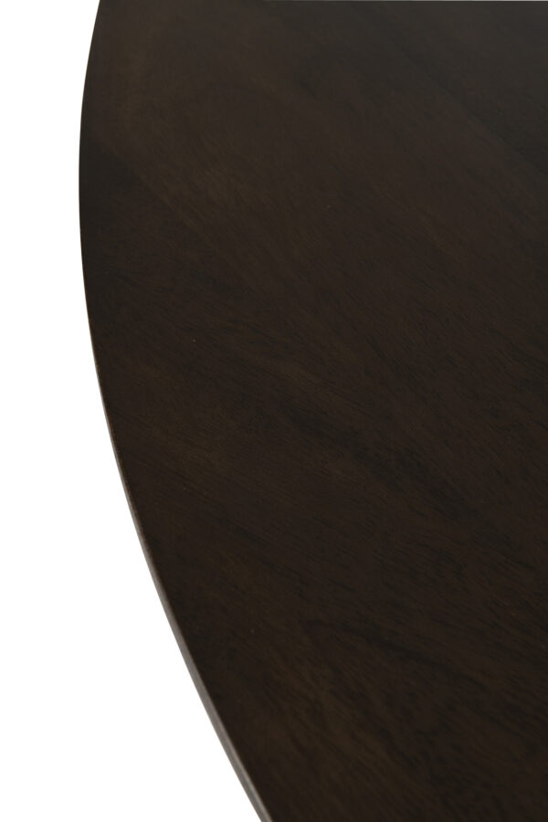 Eettafel Eli mangohout donkerbruin | J-line