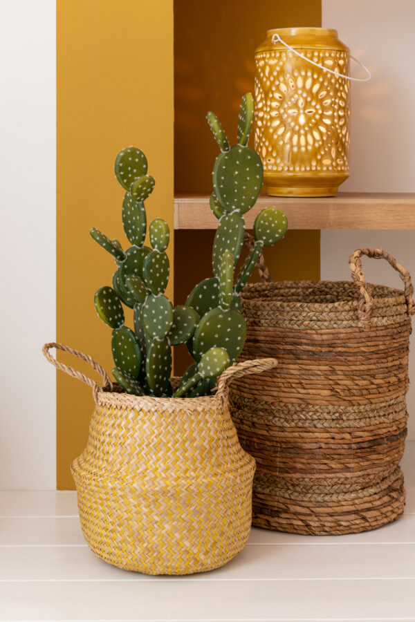 Set van 3 manden Lucie Raffia Nature