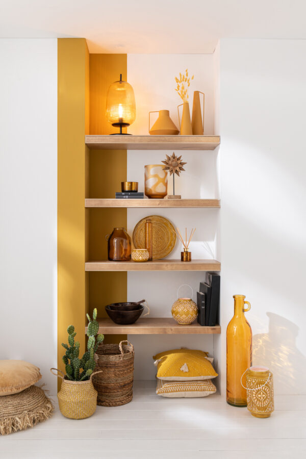 Set van 3 manden Lucie Raffia Nature