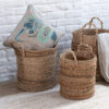 Set van 3 manden Lucie Raffia Nature