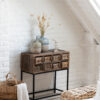Set van 3 manden Lucie Raffia Nature