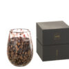 Geurkaars Mia Zwart/Mix Glas Medium-120H
