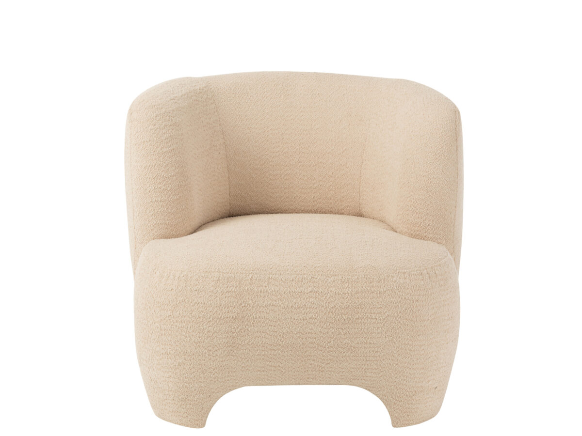Stoel Poppy Bouclé Beige