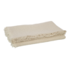 Plaid Sophia Mousseline Lichtbeige