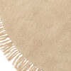 Rond Vloerkleed Boho franjes beige