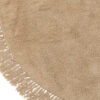 41727-0-1.jpg Rond Vloerkleed Boho franjes donker Beige J-line