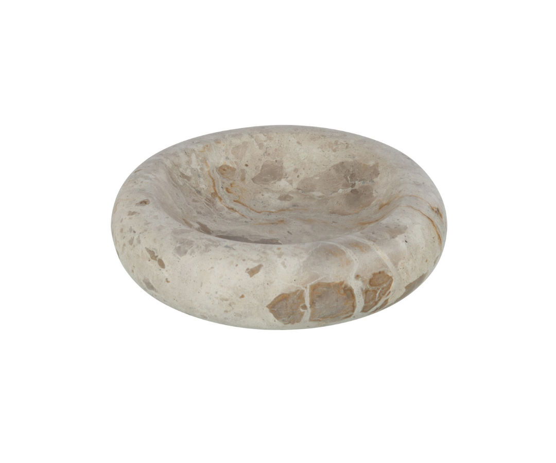Beige Marmeren Kom - Small