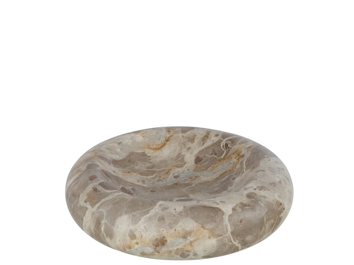 43920-0.jpg Ronde Marmeren Kom Beige - Large