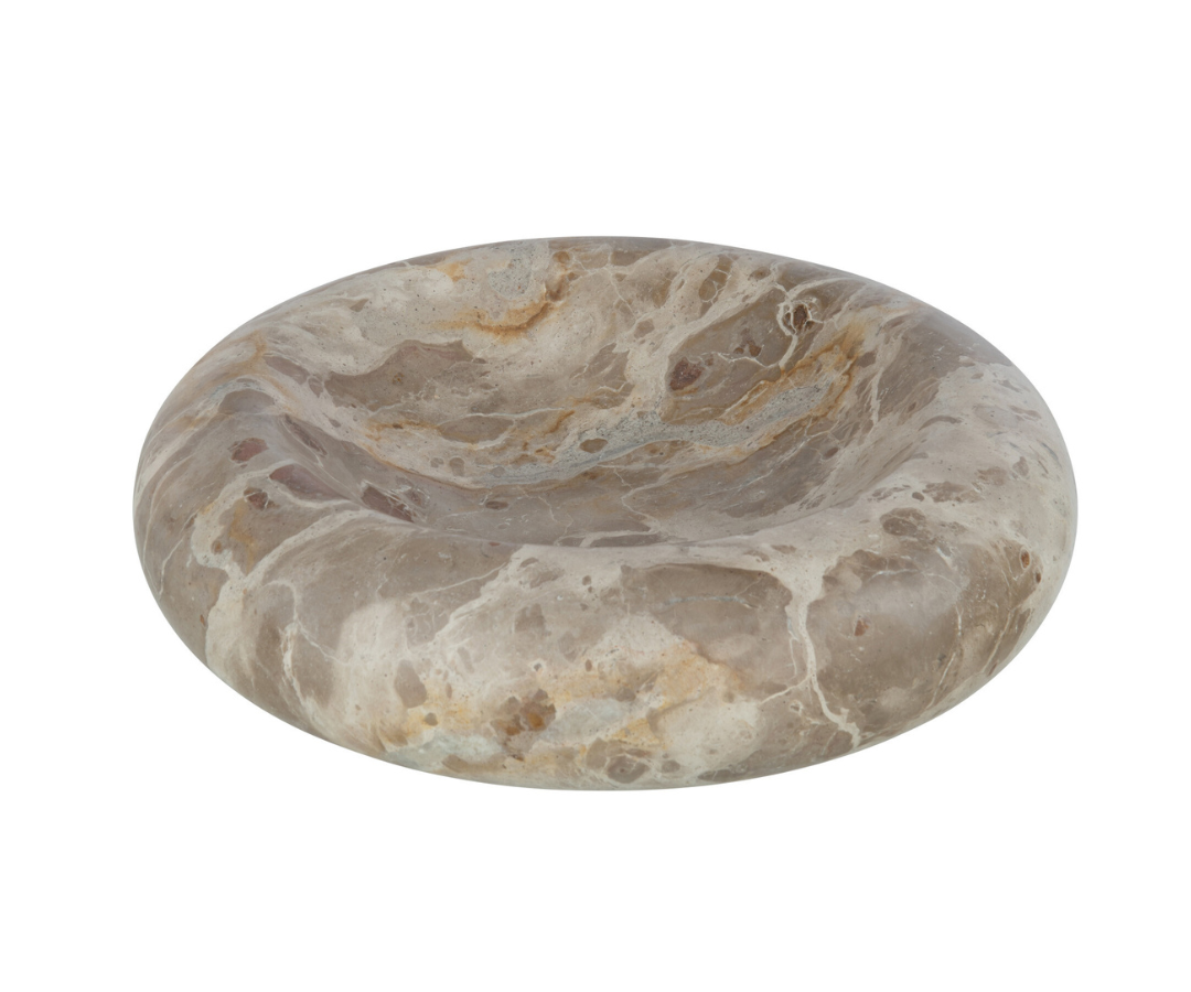Beige Marmeren Kom - Large