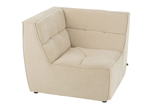 Hoekelement Grid Beige