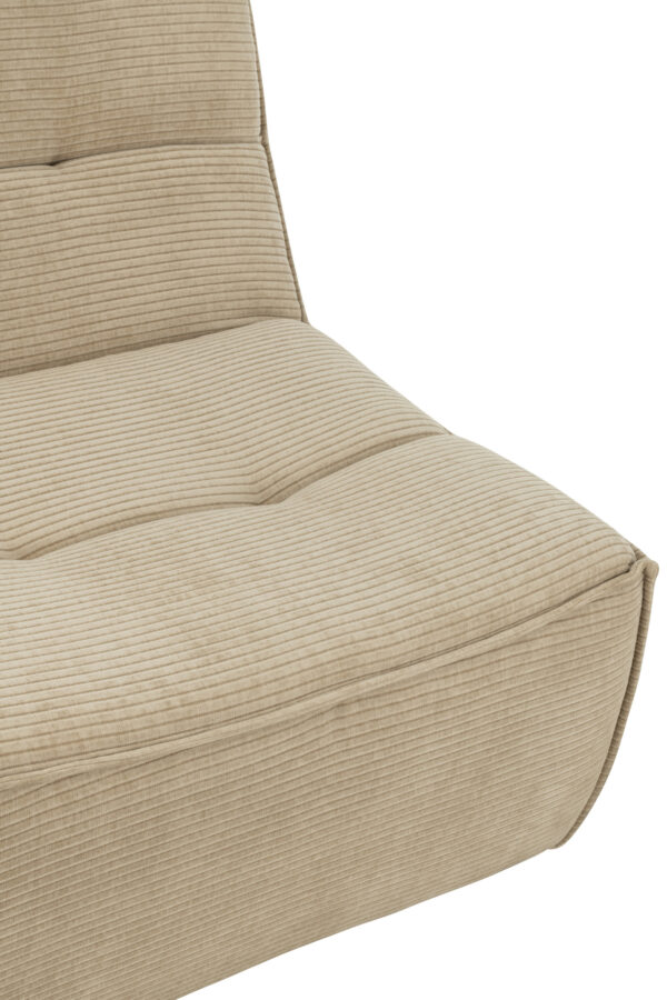 1-zits Sofa Grid Donkerbeige J-line