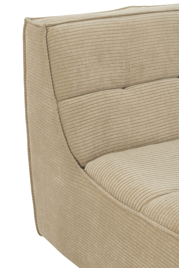 1-zits Sofa Grid Donkerbeige J-line