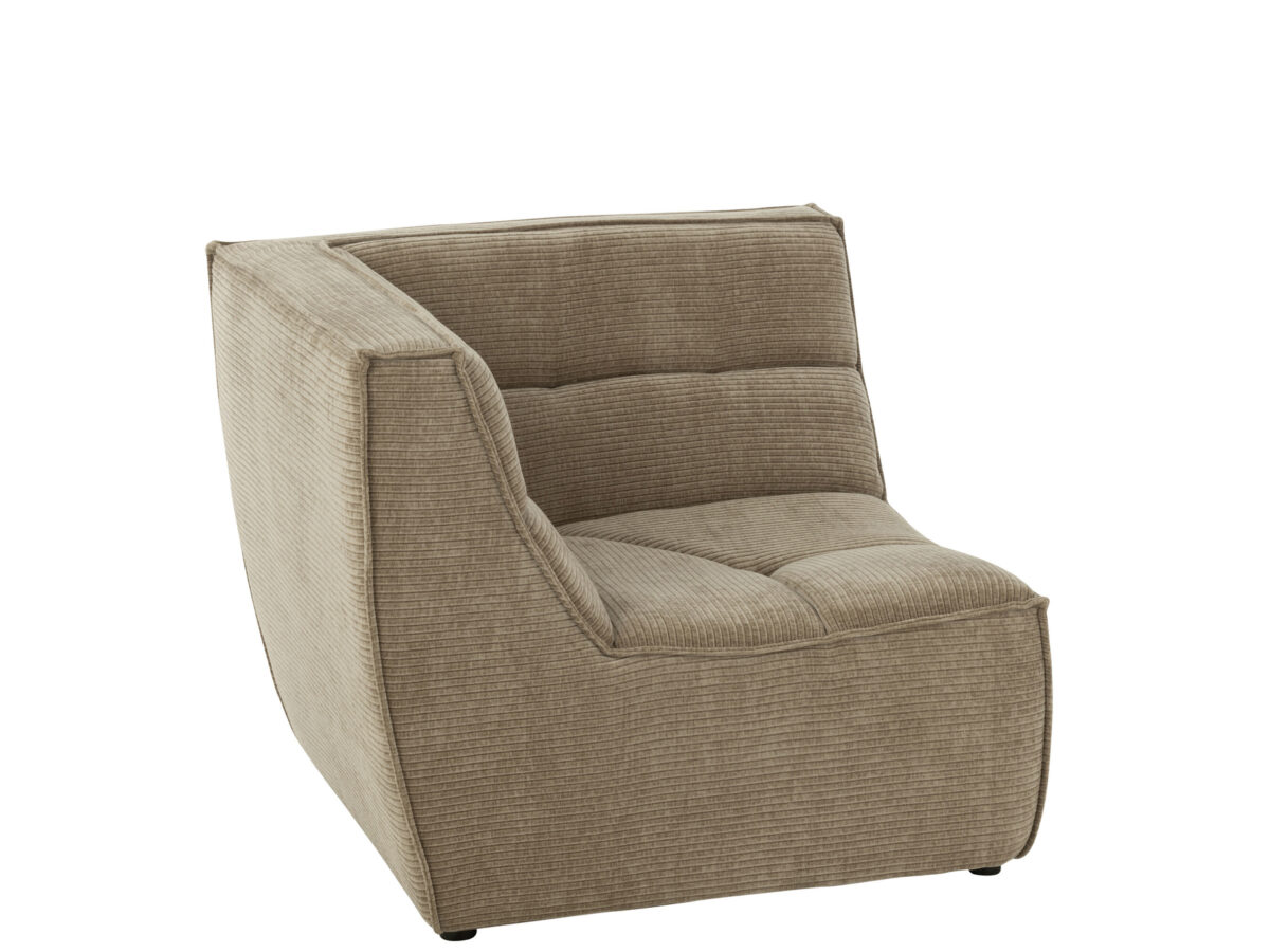 Hoekelement Grid Taupe