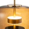 Tafellamp Led Glas Bruin