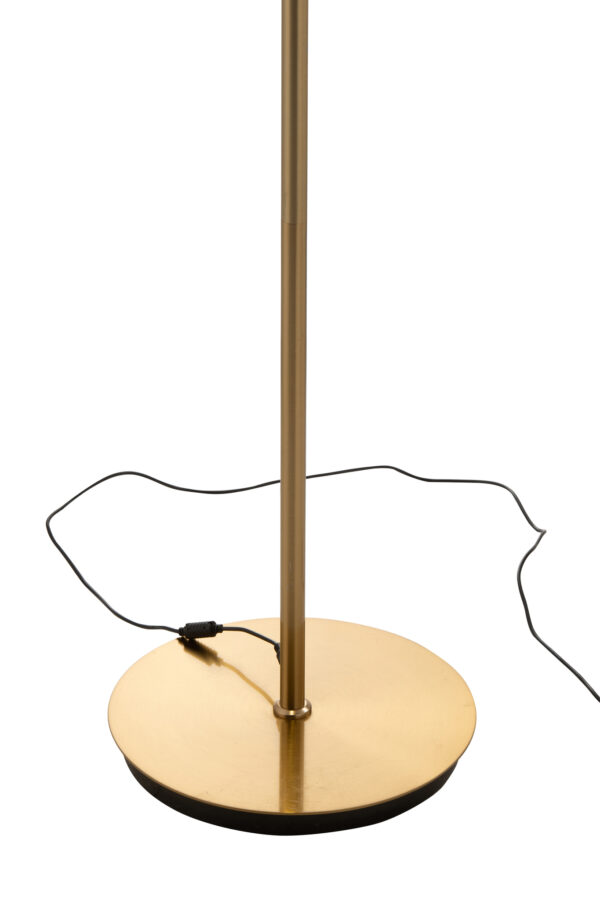 Vloerlamp LED Glas Bruin