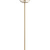Vloerlamp Honingraat Glas Licht Cognac