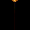 Vloerlamp Honingraat Glas Licht Cognac
