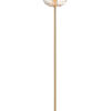 Vloerlamp Honingraat Glas Licht Cognac
