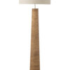 Vloerlamp Schroefdraad Ailanthushout Naturel / Grijs