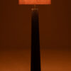 Vloerlamp Schroefdraad Ailanthushout Zwart/Grijs