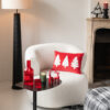 Vloerlamp Schroefdraad Ailanthushout Zwart/Grijs
