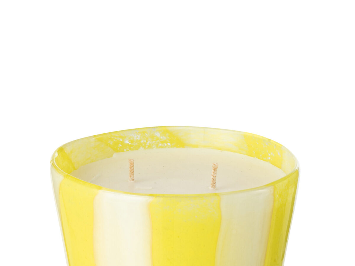 Geurkaars Noa Lines Geel Klein-50 uur