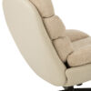 Relaxstoel + Voetenbank Beige
