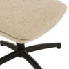 Relaxstoel + Voetenbank Beige