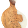 Moderne Snijplank Acaciahout J-line Naturel/Wit
