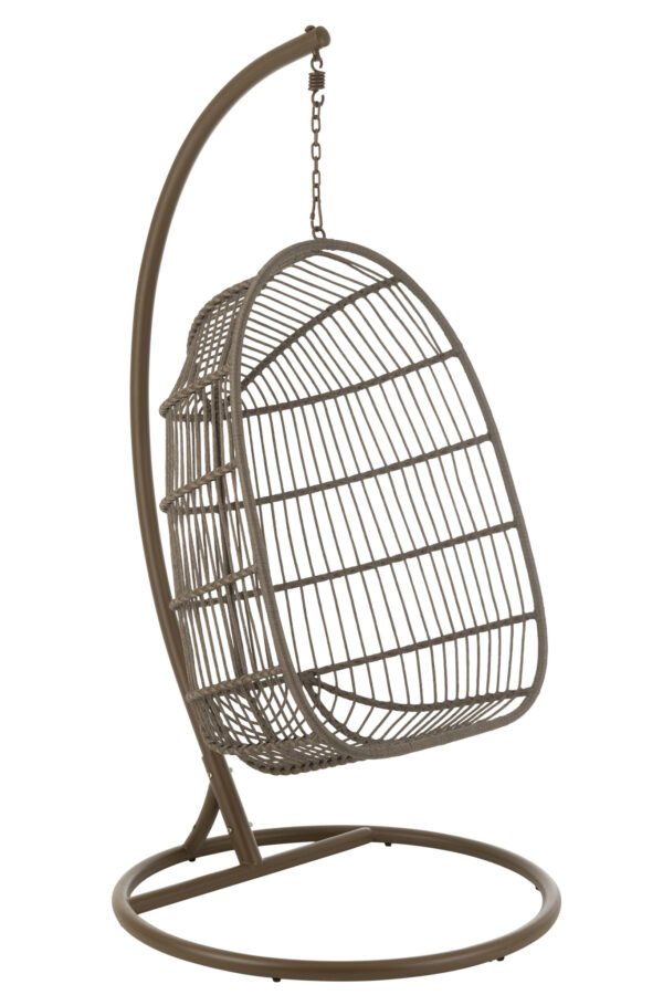 52365-5.jpg Hangstoel Egga Bruin J-line