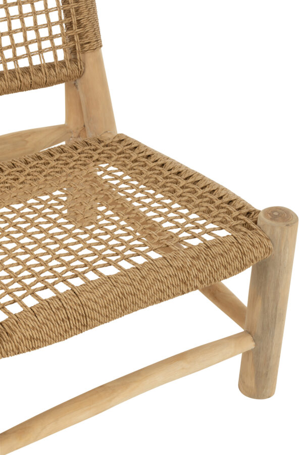 Loungestoel Vita Teakhout