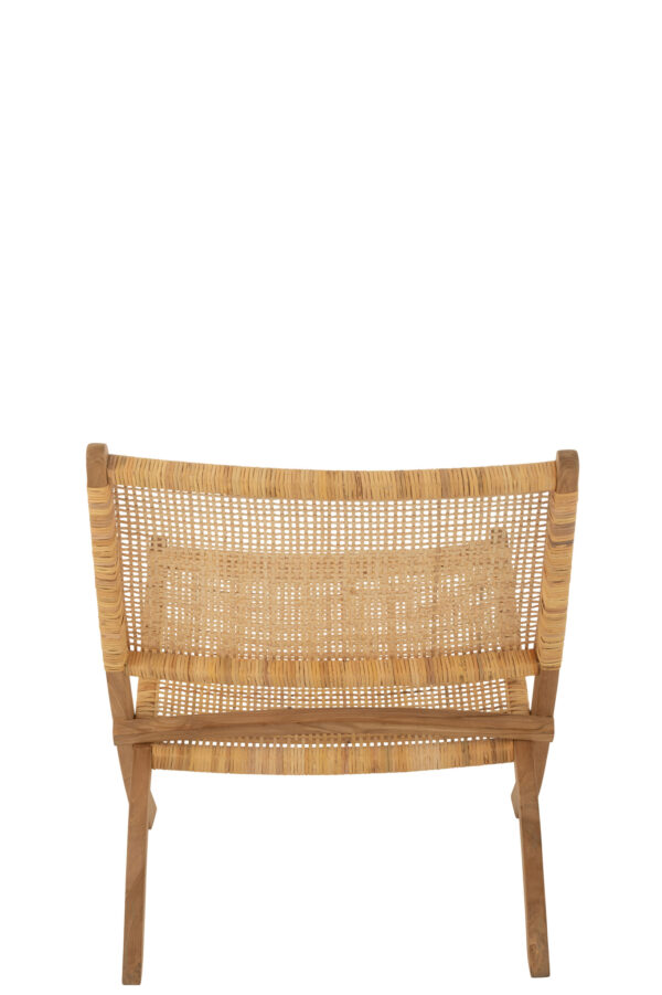 Loungestoel Faye Teakhout