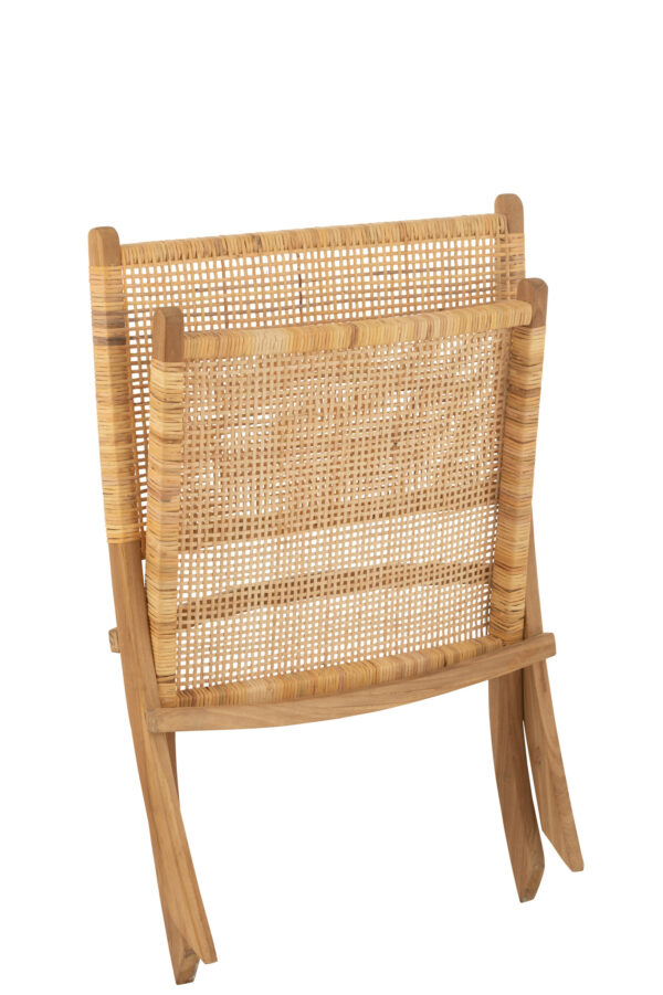 Loungestoel Faye Teakhout