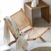 Loungestoel Faye Teakhout
