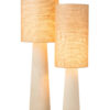 Vloerlamp Ava Fiberglas/Jute Naturel Groot