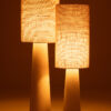 Vloerlamp Ava Fiberglas/Jute Naturel Groot