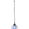 Hanglamp Mozaïek Blauw Small