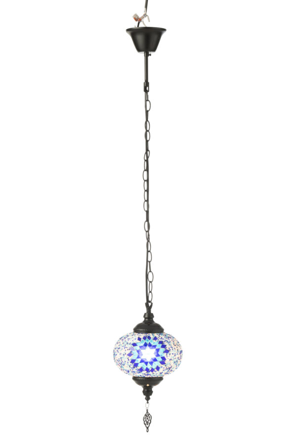 Hanglamp Mozaïek Blauw Small
