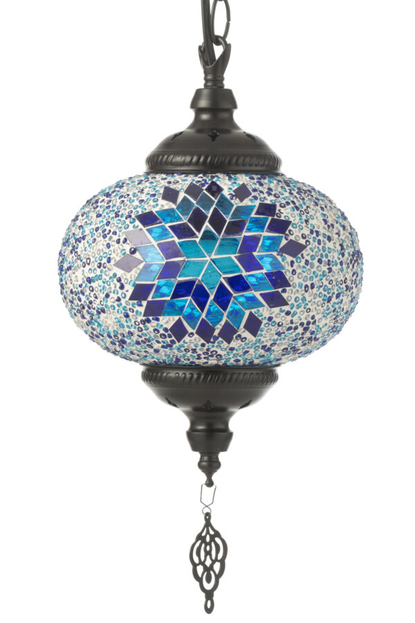 Hanglamp Mozaïek Blauw Small