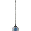 Hanglamp Mozaïek Blauw Small