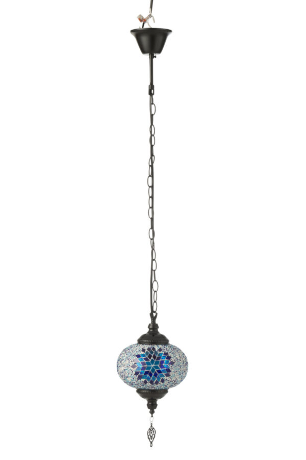 Hanglamp Mozaïek Blauw Small