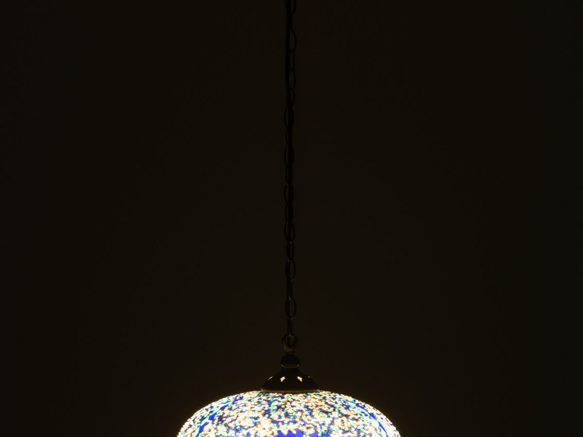 Hanglamp Mozaïek Blauw Large