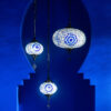 Hanglamp Mozaïek Blauw Large