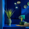 Hanglamp Mozaïek Blauw Large