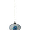 Hanglamp Mozaïek Blauw Large