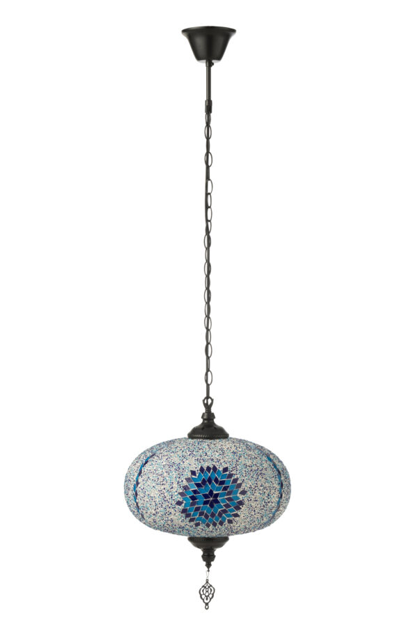 Hanglamp Mozaïek Blauw Large