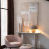 Console Celeste acaciahout wit