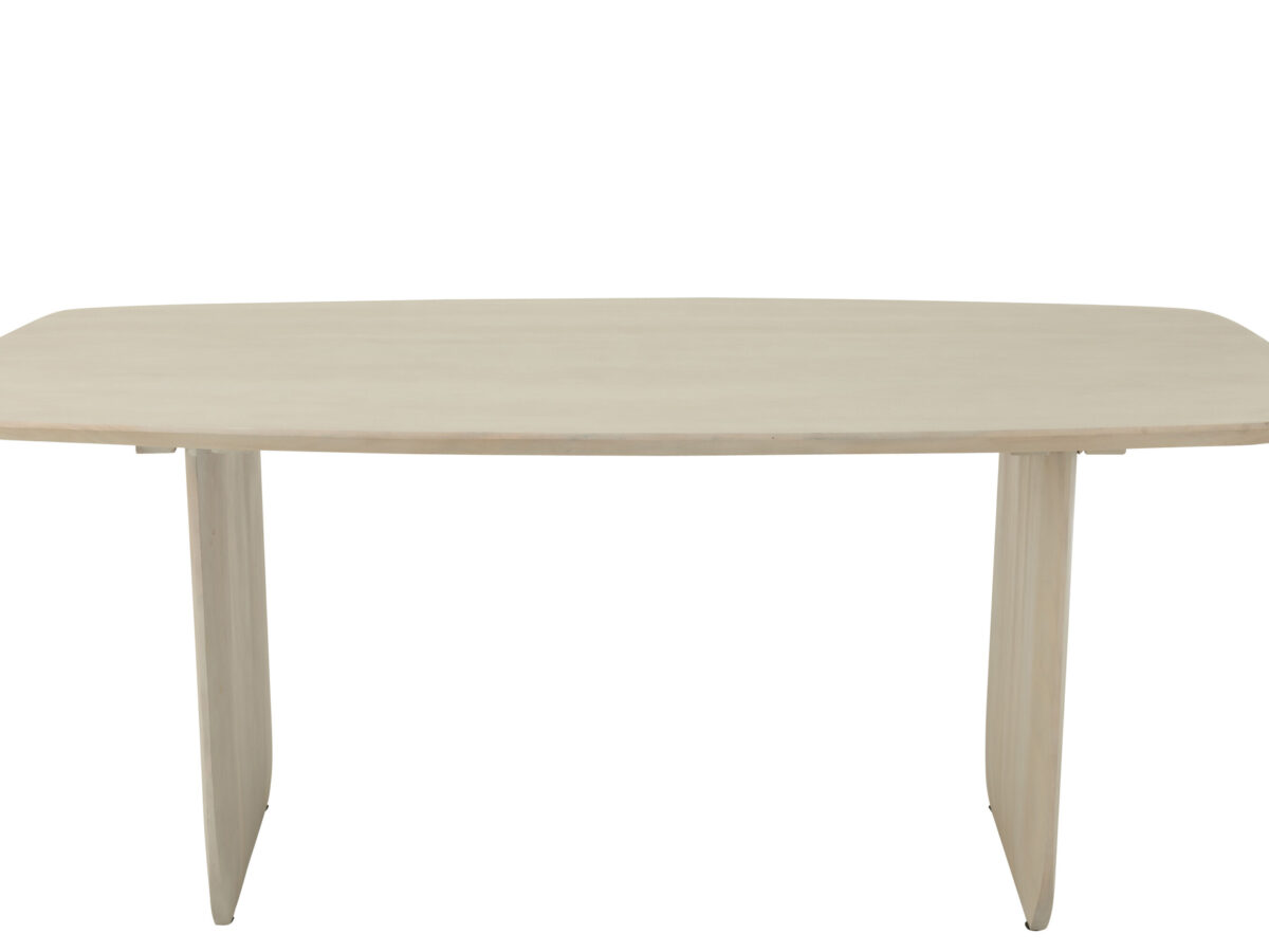 Eettafel Celeste acaciahout Wit | J-line