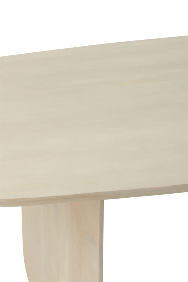 Eettafel Celeste acaciahout Wit | J-line