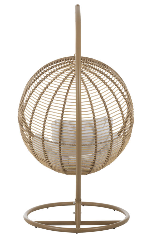 Beige Ronde Hangstoel J-line